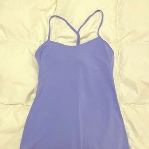 Lululemon power y tank periwinkle size 8